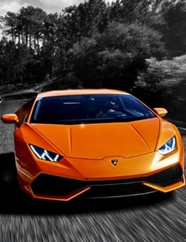 Jazda na miejscu pasażera Lamborghini Huracan dla dziecka