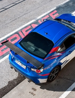 Drifting Subaru BRZ