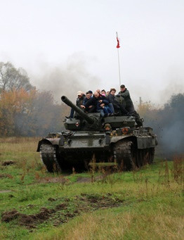 przejażdżka czołgiem