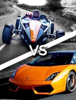 Lamborghini Gallardo vs Ariel Atom