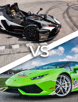 Pojedynek Lamborghini vs KTM