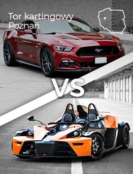 Kierowca wraz z pasażerem w KTM X-BOW