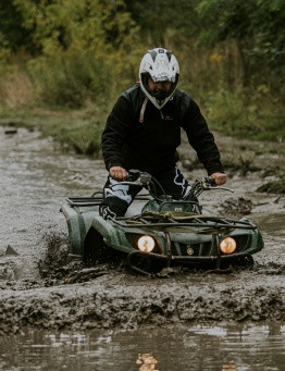 quad w wodzie