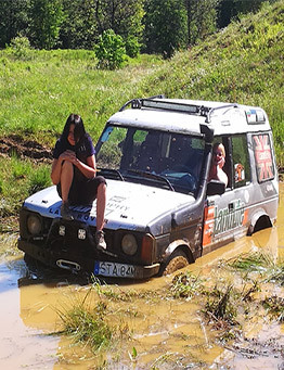 jazda po bagnistych odcinkach