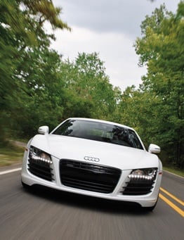 Jazda ulicami miast: Audi R8