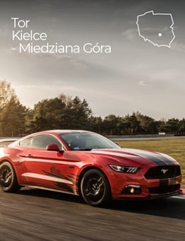 Jazda na miejscu pasażera Forda Mustanga dla dziecka - Tor Kielce