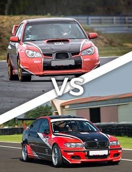 Subaru Impreza WRX vs BMW M Power (E46)