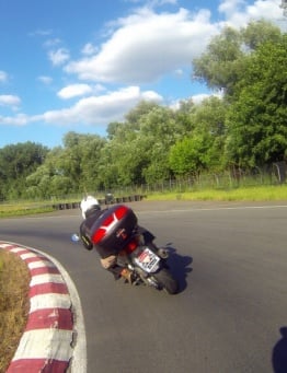 jazda na motocyklu