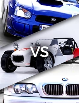 Pojedynek Subaru vs GKD vs BMW