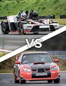 KTM X-BOW vs Subaru Impreza WRX