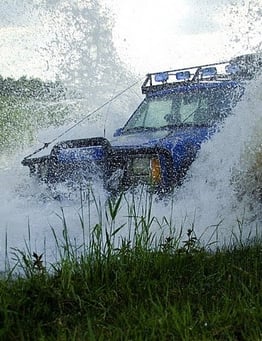 Przód auta terenowego