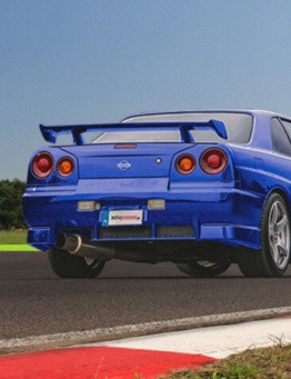 nissan, widok z tyłu