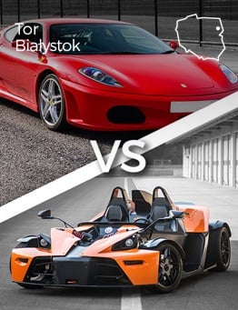 Porównanie Ferrari F430 vs KTM X-BOW