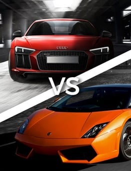 Lamborghini Gallardo vs Audi R8