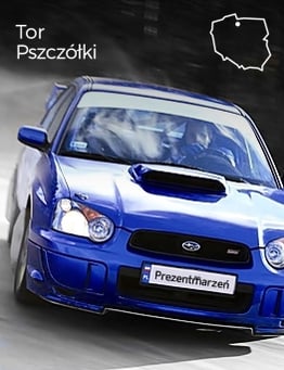 subaru sti w kolorze niebieskim