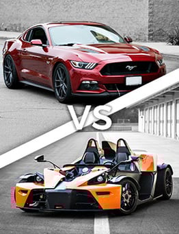 Ford Mustang vs KTM X-BOW