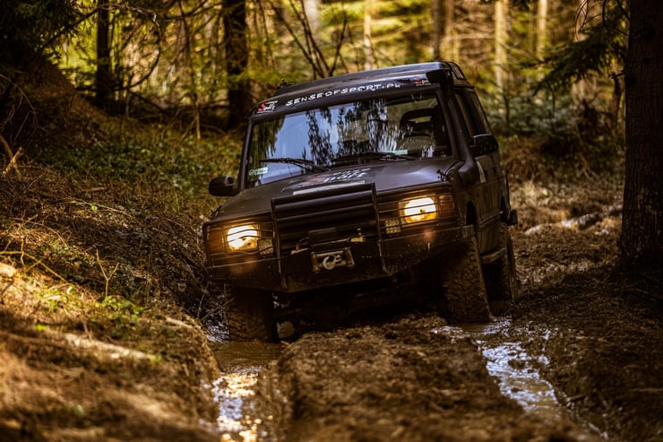 off road w lesie