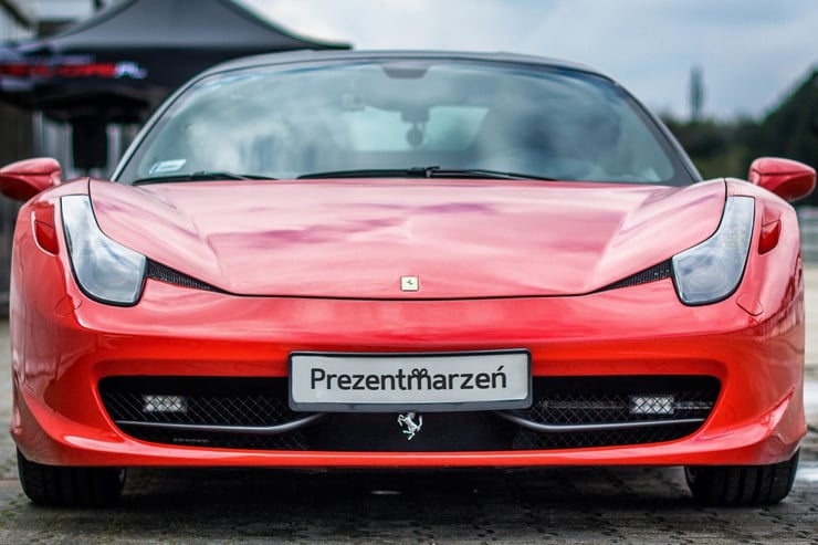 Przód Ferrari