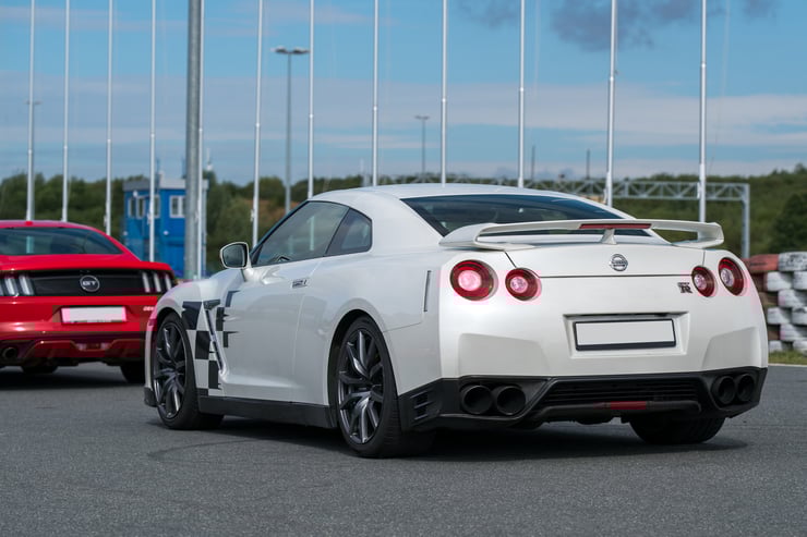 nissan gtr tył auta
