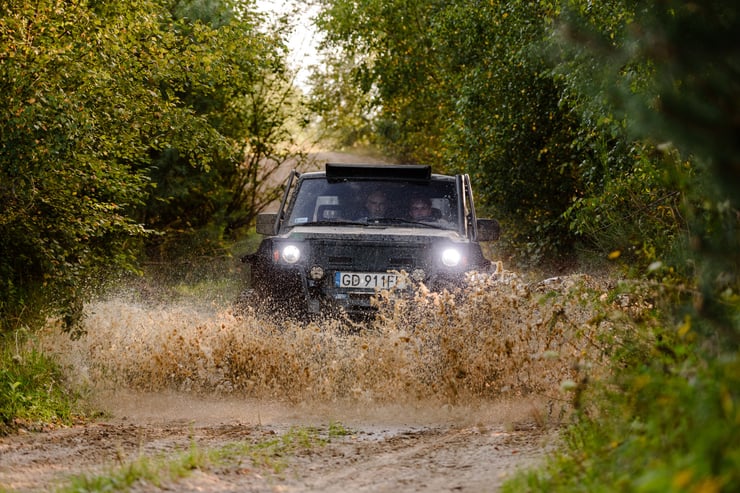 jazda off road w błocie