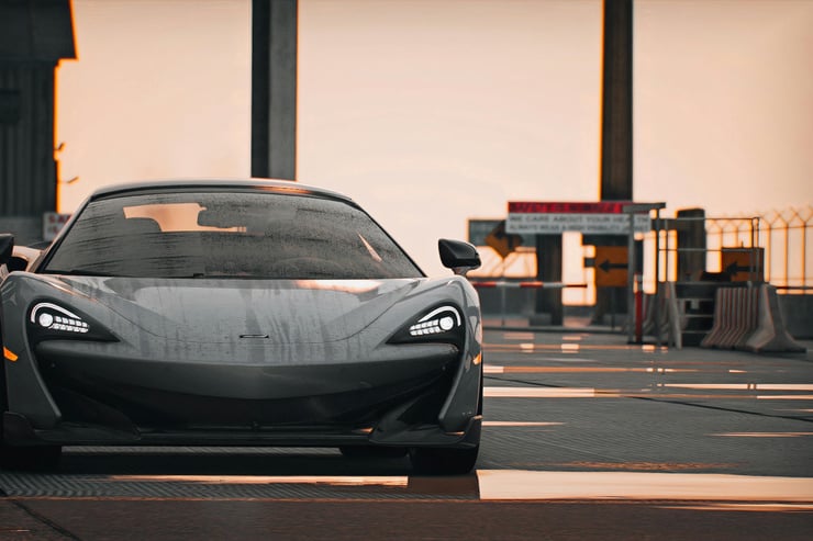 mclaren 570s spider na ulicy