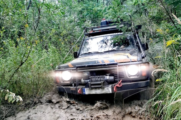 Nissan Patrol w terenie