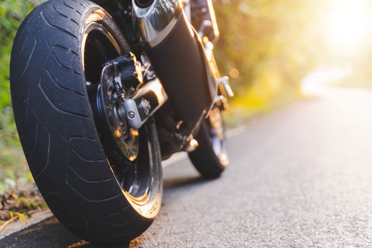 jazda na motocyklu