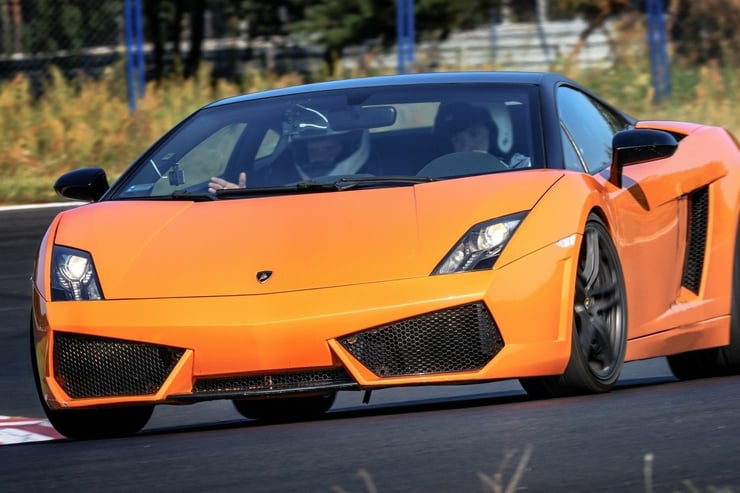 Sportowa sylwetka Lamborghini Gallardo