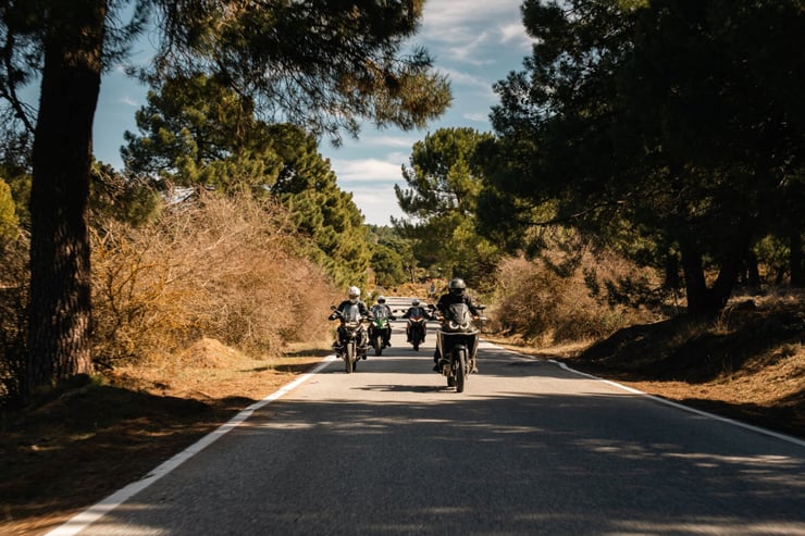 przejażdżka motocyklami po Europie