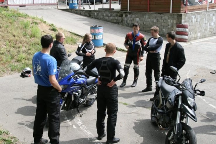 szkolenie z jazdy na motocyklu