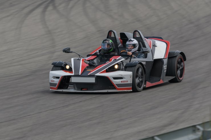Ujęcie z góry na ktm x-bow