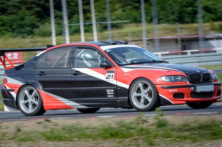 bmw m power z boku na torze