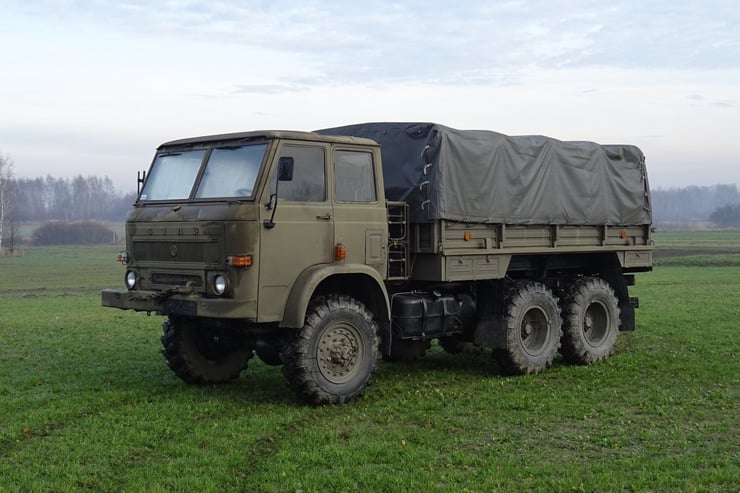 przód ciężarówki