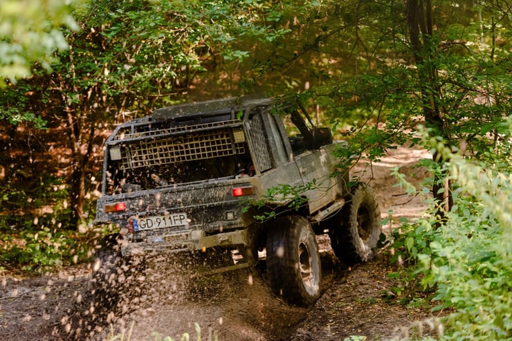 jazda 4x4