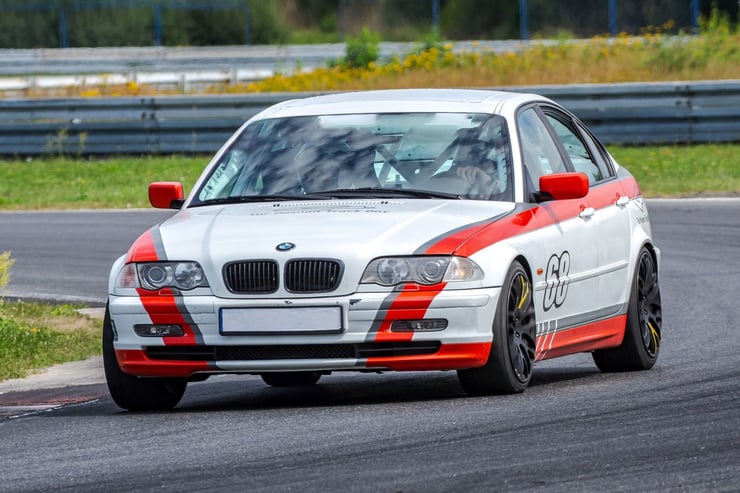 Jazda BMW po torze